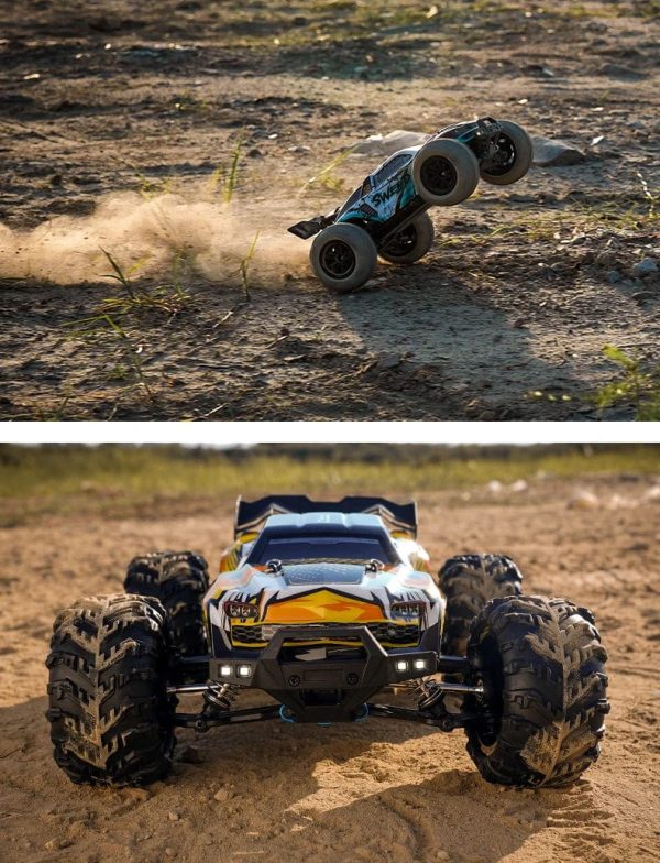 Drive Stadium Truck: 1/16 All-Terrain 4x4 with 40mph+ Speed, Brushless Motor, and LED Headlights - Image 3